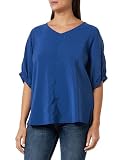 SAMOON Damen 260050-21120 Bluse, Cobalt Blue, 42