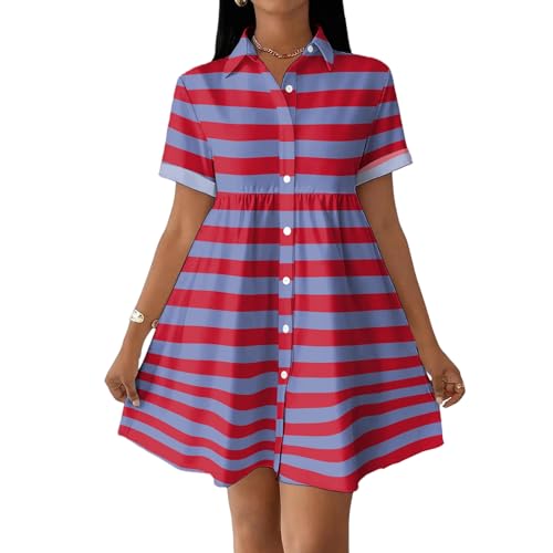 Robe chemise femme ample boutonnée devant pour un confort absolu