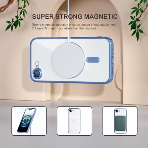 Image of Misea Magnetic for iPhone 17e / 16e Case Compatible with MagSafe Light Blue