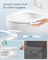SONGMICS Toilettendeckel mit Kindersitz, Urea-Duroplast, Absenkautomatik – Ansicht 3