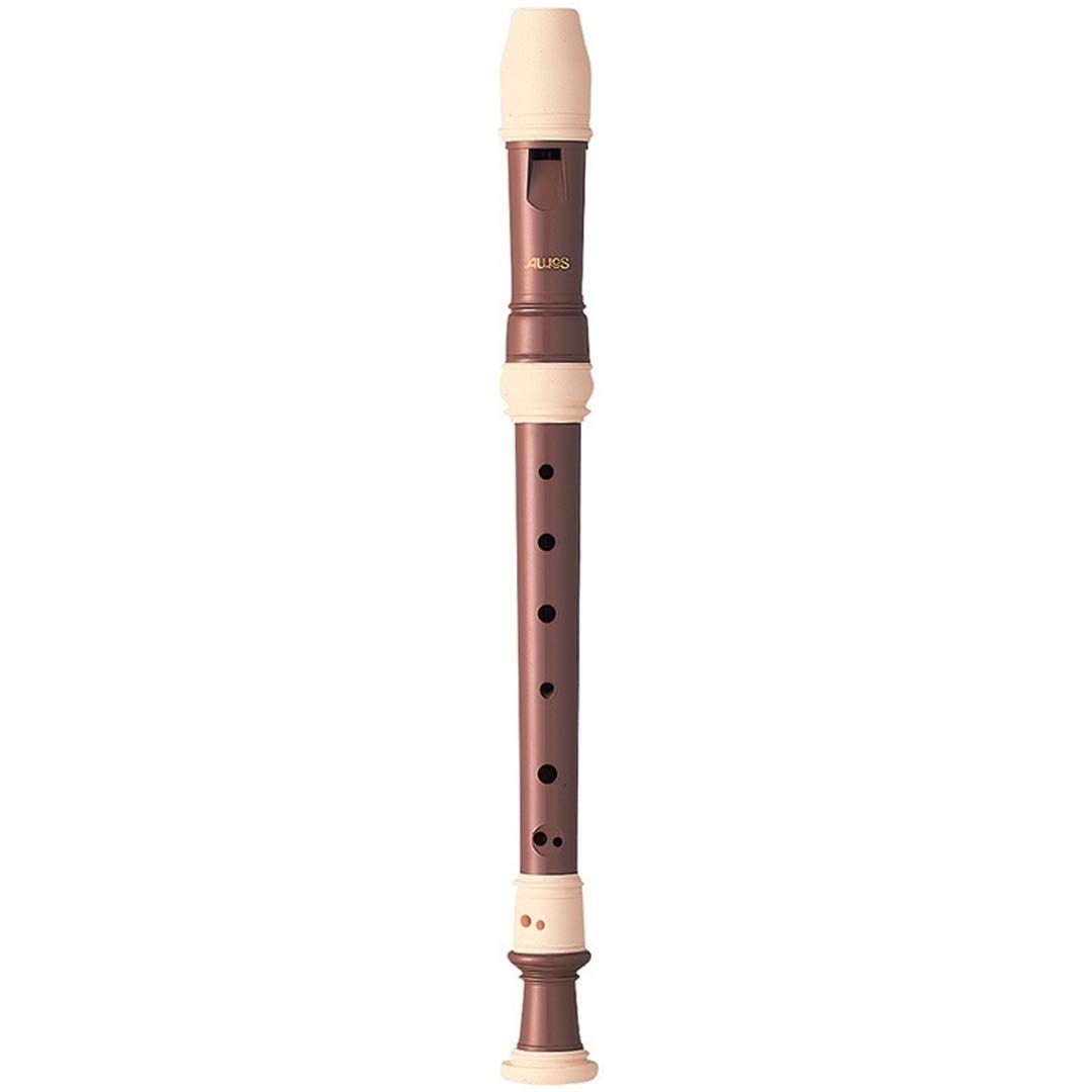 Aulos G104A Flauto Dolce Soprano 3P Marrone