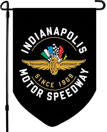Indy 500 Flag 12x18 Inche Garden Decorations for Racing Fans Badroom Yard Home Wall Decor Indoor Outdoor Party Dorm (Style-C)