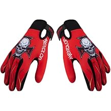 قفازات دراجات نارية Motocross Dirt للرجال والنساء بشاشة تعمل باللمس للأصابع لسباق الدراجات النارية BMX ATV MTB وسباقات الطرق الوعرة وقفازات ركوب الدراجات الرياضية باللون الأحمر، متوسط