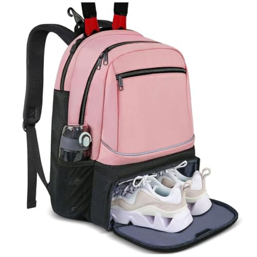 Mochila de raqueta de tenis urbana con compartimento para calzado y entrenamientos diarios