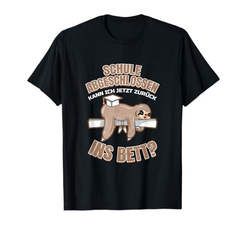 Schulabschluss Abschluss Schule Realschule Abitur 10 Klasse T-Shirt