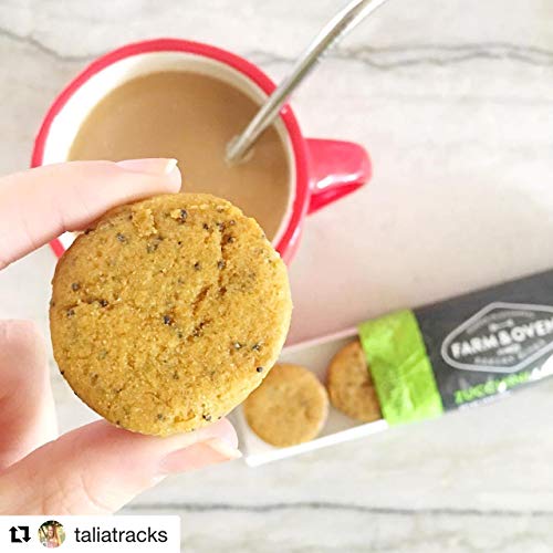 Farm & Oven Zucchini Lemon Poppy Seed Bakery Bites - 5 Pack. Zucchini Lemon Poppy Seed mini-muffins. 8 Servings of Veggies. Delicious. Yummy. Healthy. 40% of Your Daily Veggies. High Fiber. 1 Box.