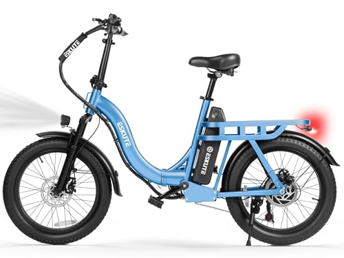 Elecby 1200W Peak Folding Electric Bike for Adults, 28MPH 48V