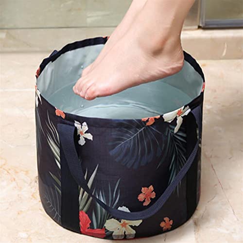 Bañera portátil plegable para pies azul miniatura 2