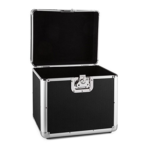 Resident DJ Zeitkapsel Valise à vinyles en aluminium pour stocker et transporter jusqu’à 70 disques (poignées de… - Les Beatles, Paul McCartney, John Lennon, RIngo Starr, George Harrison Resident DJ Zeitkapsel Valise à vinyles en aluminium pour stocker et transporter jusqu'à 70 disques (poignées de… – Image 3
