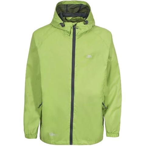 Trespass Qikpac Jacket, Leaf, 11/12, Kompakt Zusammenrollbare Wasserdichte Jacke Cover