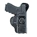 Cardini Leather USA Inside The Waistband Leather Holster for CZ 75C, P-09, 75, 85, SP 01, 97, 97B. IWB Holster with Clip Conceal Carry. Black Right Hand.
