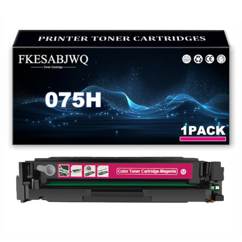 Toner CRG075H Canon compatible haute densité pour des impressions magenta nettes