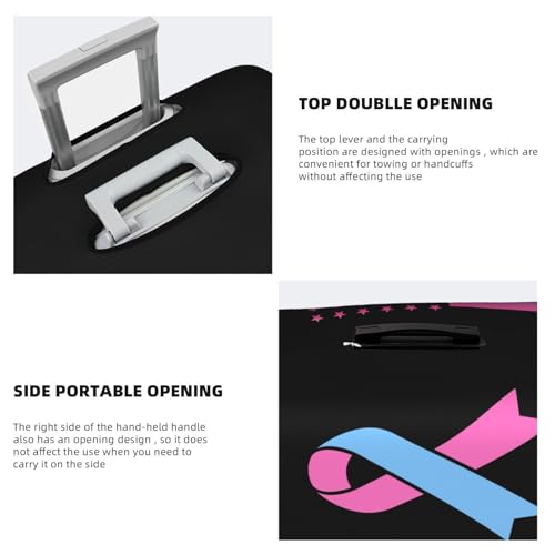 Travel Luggage Cover Sudden Infant Death Syndrome Awarenes Fashion Washable Baggage Suitcase Protector Fit For Luggage Large4