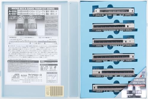マイクロエース Nゲージ 小田急30000形 EXEα リニューアル 基本6両セット A6596 鉄道模型 電車のサムネイル