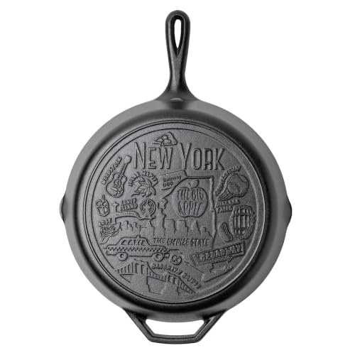 Lodge Pre-Seasoned Cast Iron Skillet, 12 Inches, New York - image 1