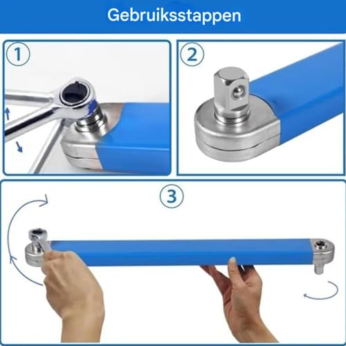 Clé d'extension offset pour espaces restreints et outil à main avec poignée ergonomique - 5