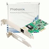 Protronix Gigabit Ethernet LAN Low Profile PCI Express (PCIe) Network Controller Card 10/100/1000