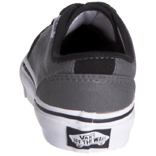 Vans Vans VEWZNVY Unisex Era Canvas Skate Shoes,Pewter/Black,13 B(M) US Women / 11.5 D(M) US Men