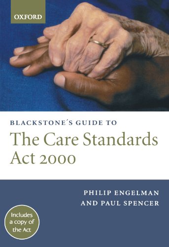 Blackstone's Guide to the Care Standards Act 2000