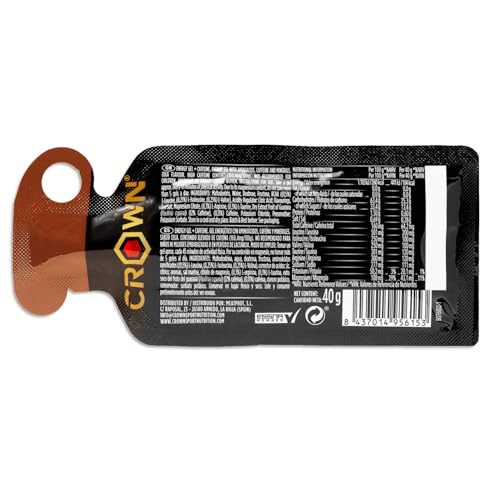 Miniatura 6 de Crown Sport Nutrition Gel Energético Cola Con Cafeína - 12 Unidades Carbohidratos En Ratio 2:1:1 Maltodextrina - Dextrosa - Fructosa Ciclismo Running Deporte Entreno