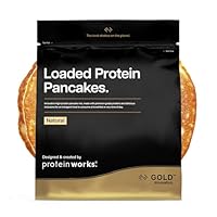 Protein Works | Loaded Protein Pancakes - GOLD Innovation, Premium Protein Pancake Mix, High Protein Breakfast, Low Sugar, Low Fat, Natürlich, 16 Portionen, 1kg