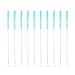 Produktbild UPKOCH 10 Stücke Langen Griff Stroh Pinsel Rohr reinigungsbürste Edelstahl Griff Nylon Pinsel (blau)