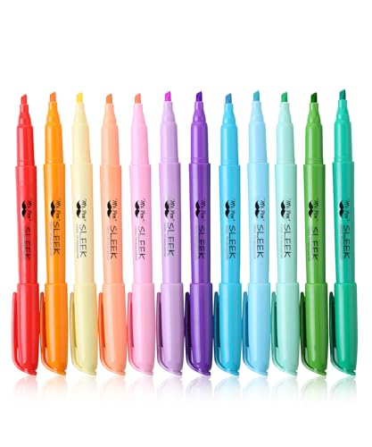Mr. Pen- Highlighters, 12 Pack, Assorted Colors, Chisel Tip, Quick-Dry