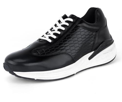 Image of LOUIS STITCH Men's Sneakers Shoes Casual Sneaker for Men Patina Finish Cushion Sole Breathable Inner (SNK-CCPL)