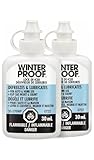 Winter Proof, Lock De-Icer, Lubricant with Injection Tip, 2-in-1 Formula for Auto, Home use and Padlocks, 30ml (2)
