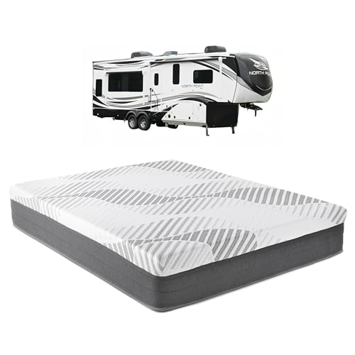 Top 10 Best Rv King Mattress 72x80 for Ultimate Comfort 2 RV Mattress Solutions Tru Lux Cool 12' Hybrid RV Mattress with Cooling Gel Memory Foam (RV King-72x80) Luxury Medium-Firm