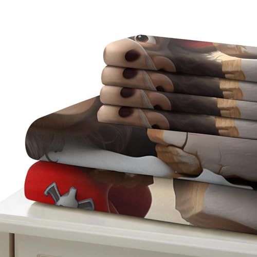 Parure de lit taureau 3D en microfibre résistant de qualité supérieure