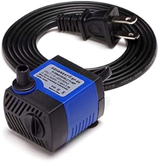 AQUANEAT Submersible Water Pump, 80GPH Fountain Pump, Small Water Pump, Aquarium Pump for Fish Tank, Outdoor Water Fountain, Hydroponics, Pond