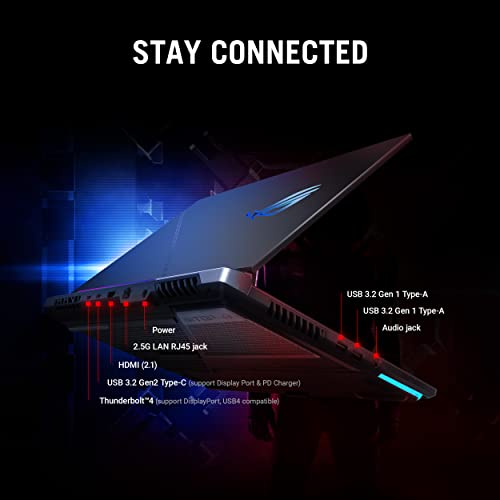 ROG Strix Scar 15 Laptop da Gaming, Display IPS QHD da 15.6" a 240Hz, Intel Core i9-12900H, 16GB di RAM DDR5, SSD da 1TB, NVIDIA GeForce RTX 3070 Ti, Tastiera Per-Key RGB in Inglese, Windows 11 - Notebook - Immagine 9