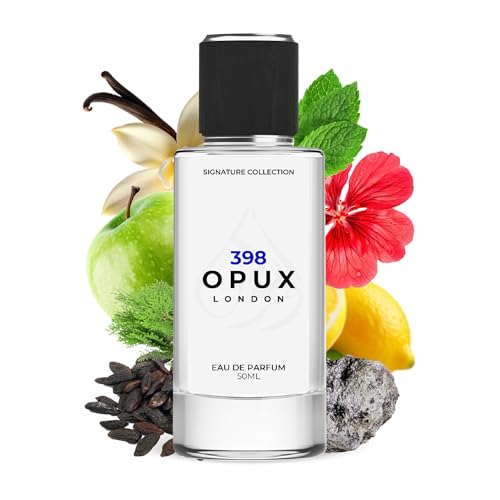 OPUX LONDON Alternative Inspired by Eros Perfume for Men – Mint, Tonka Bean & Vanilla, Eau de Parfum, High Longevity, Fresh Woody Scent, Masculine Scent, Perfect for Evening Wear for Him - 50ml