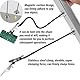 12 Stück Flexibler Löthilfe Krokodilklemmen mit Magnetfuß und 1 Eisenbox, Dritte Hand löten, Model Painting Tool mit Standfuß, Ideal für Modellierung, Helfende Hand Löten und für Hobby-Modellierung