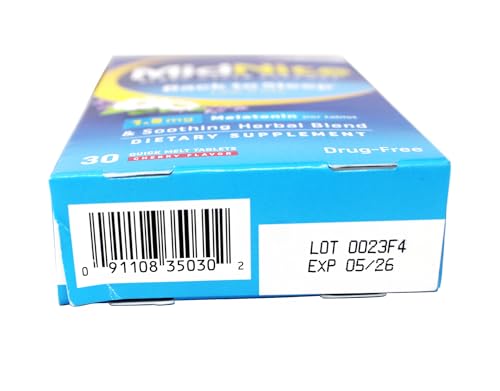 Midnite Sleep Aid for Occasional Sleeplessness, 30 Chewable Cherry Tablets Each (Value Pack of 4) - Image 4