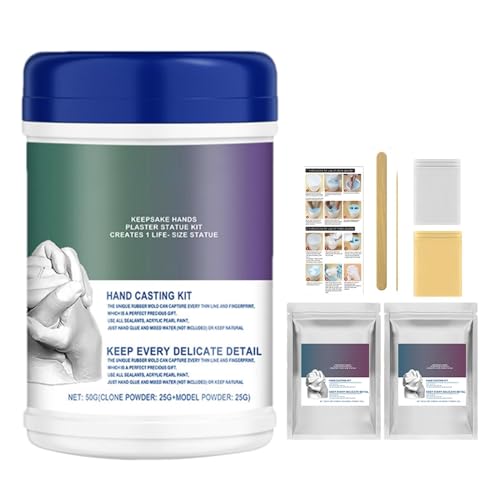 Kit de Huella De Mano Y Pie | Moldes de Producción de Eepo Z | Moldes para Artesanía Hogar Niños Adultos