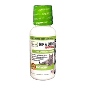 Feline Hip & Joint Advanced Formula, Allergy-Friendly Unflavored, 8 oz