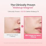 Biodance Invisible Collagen Peptide Sun Serum SPF 50+ PA++++ | Korean Sunscreen SPF 50+ | Skin Caring Collagen Sun Serum | 243Da Collagen & 10 Peptides | Improving Makeup Adhesion | Korean Skincare