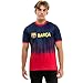 FC Barcelona Offically Licensed Jersey - Adult Soccer Game Day Jersey Inspired Shirt | Frequency, Navy, Large
