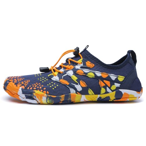 Image of Hike Barefoot Shoes for Women Men Breathable & Non-Slip Athletic Footwear Wide Toe Water Shoes,Designed for Walking,Running&Swimming