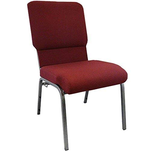 Advantage Maroon Church Chairs 18.5 In. Wide #TOP3