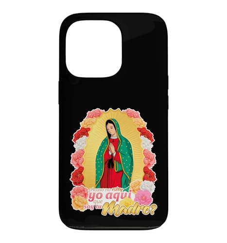Our Lady Virgen De Guadalupe Saint Virgin Mary Roses Flowers �X�}�z�P�[�X iPhone 13 Pro �p