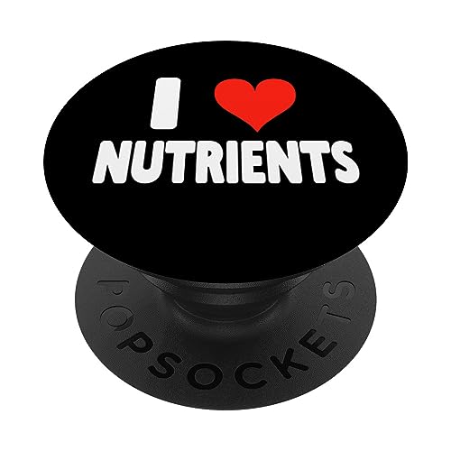 I Love Nutrients - Cuore - Dieta Dieta Alimentare Dietista PopSockets PopGrip Intercambiabile
