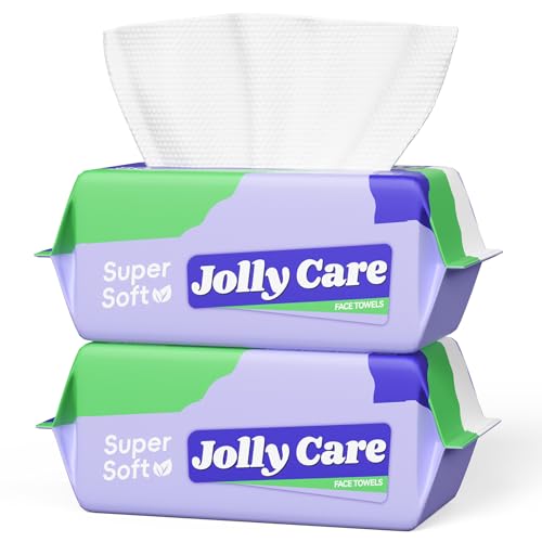 Jolly Care �t�F�C�X�^�I�� �g���̂� �t�F�C�X�^�I�� �g���̂� �\�t�g �g���̂ăt�F�C�X�^�I�� ���C�N���Ƃ��p ����t�F�C�X�^�I�� �����p �N�����W���O �X�L���P�A 7.8�C���` x 7.8�C���` 80�� (2�p�b�N)