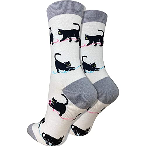 Women's Premium Comfort Animal Socks (Black Cats) #TOP5