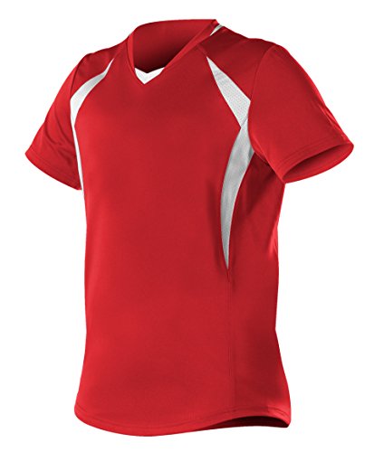 Alleson Athletic Camiseta feminina de malha trançada Fastpitch/Softball