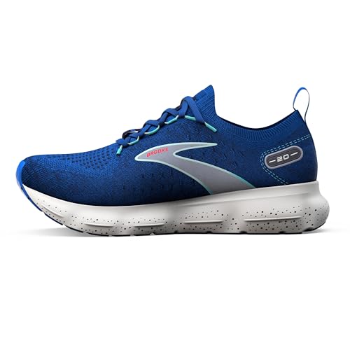 Brooks Men’s Glycerin StealthFit 20 Neutral Running Shoe - Surf The Web/Peacoat/White - 11.5 Medium