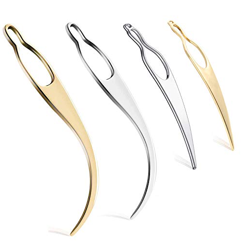 4 Pieces Dreadlock Tool Interlocking Tool for Locs Easyloc Hair for Sisterlocks Dreadlocks Interlocks Easy Locking Needle Hair loc Maintenance Tool Kit