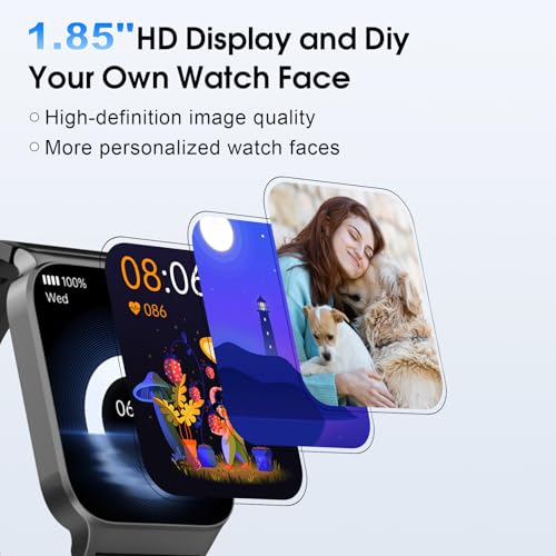 STECEi T50S Smartwatch — 1.85" HD, 110+ Sports, Bluetooth Calls, IP68 — view 2